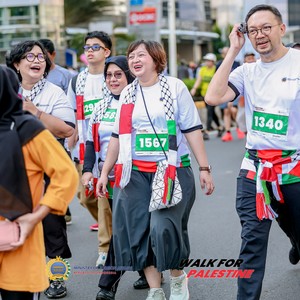 Race photo from WALK FOR PALESTINE