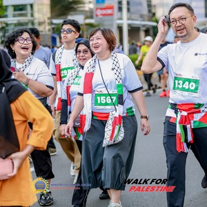Race photo from WALK FOR PALESTINE