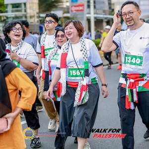 Race photo from WALK FOR PALESTINE