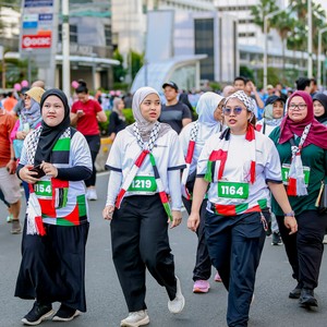 Race photo from WALK FOR PALESTINE