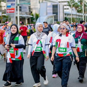 Race photo from WALK FOR PALESTINE
