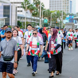 Race photo from WALK FOR PALESTINE