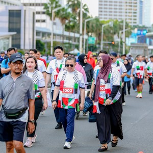 Race photo from WALK FOR PALESTINE