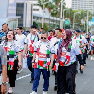 Race photo from WALK FOR PALESTINE
