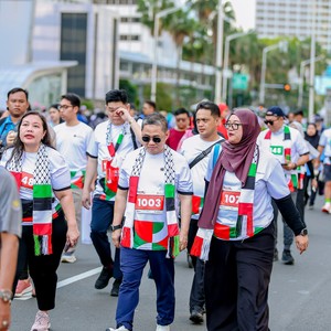 Race photo from WALK FOR PALESTINE