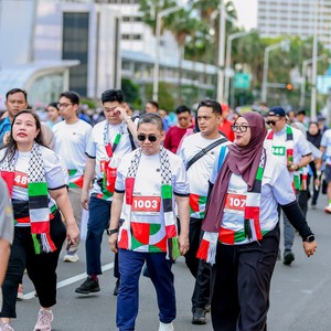 Race photo from WALK FOR PALESTINE