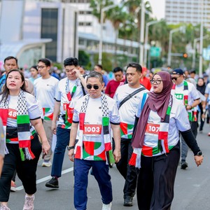 Race photo from WALK FOR PALESTINE