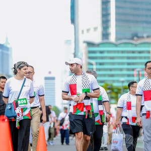 Race photo from WALK FOR PALESTINE