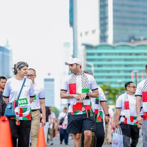 Race photo from WALK FOR PALESTINE
