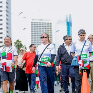 Race photo from WALK FOR PALESTINE