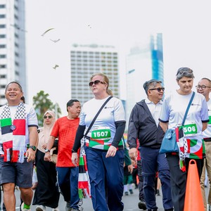 Race photo from WALK FOR PALESTINE