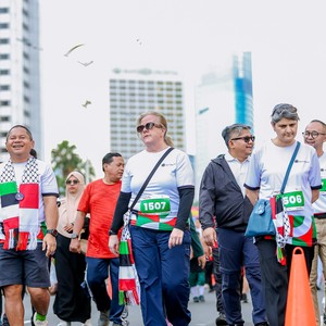 Race photo from WALK FOR PALESTINE