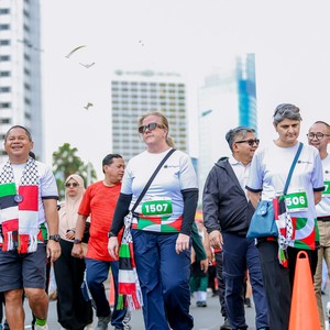 Race photo from WALK FOR PALESTINE