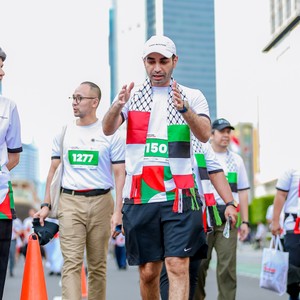 Race photo from WALK FOR PALESTINE