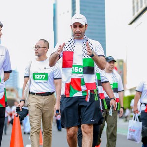 Race photo from WALK FOR PALESTINE
