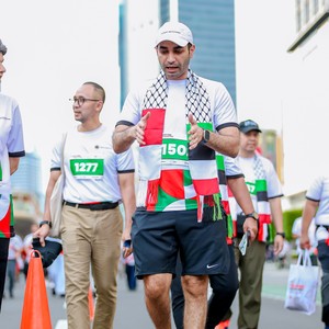 Race photo from WALK FOR PALESTINE