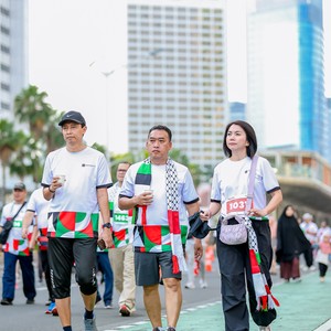 Race photo from WALK FOR PALESTINE