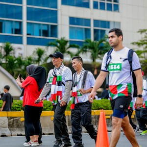 Race photo from WALK FOR PALESTINE