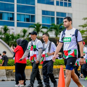 Race photo from WALK FOR PALESTINE