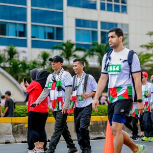 Race photo from WALK FOR PALESTINE
