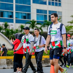 Race photo from WALK FOR PALESTINE