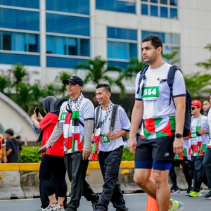 Race photo from WALK FOR PALESTINE