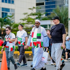 Race photo from WALK FOR PALESTINE