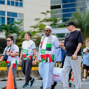 Race photo from WALK FOR PALESTINE