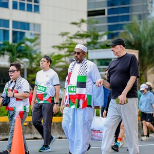 Race photo from WALK FOR PALESTINE