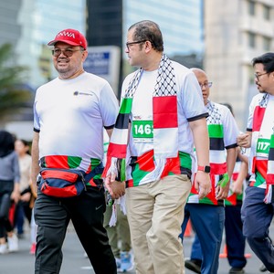 Race photo from WALK FOR PALESTINE