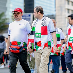 Race photo from WALK FOR PALESTINE