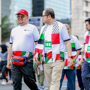 Race photo from WALK FOR PALESTINE