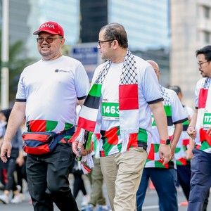 Race photo from WALK FOR PALESTINE