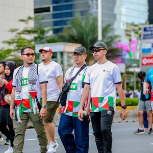 Race photo from WALK FOR PALESTINE