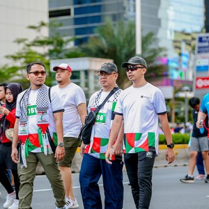 Race photo from WALK FOR PALESTINE