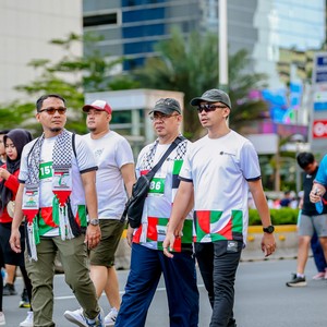 Race photo from WALK FOR PALESTINE