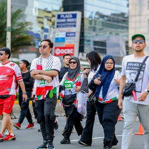 Race photo from WALK FOR PALESTINE
