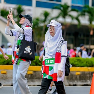 Race photo from WALK FOR PALESTINE