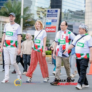 Race photo from WALK FOR PALESTINE