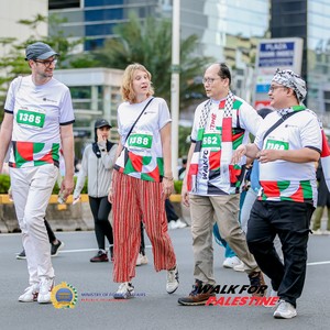 Race photo from WALK FOR PALESTINE