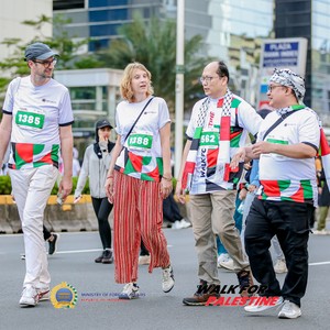 Race photo from WALK FOR PALESTINE
