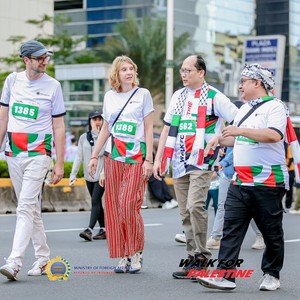 Race photo from WALK FOR PALESTINE