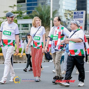 Race photo from WALK FOR PALESTINE