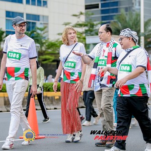 Race photo from WALK FOR PALESTINE