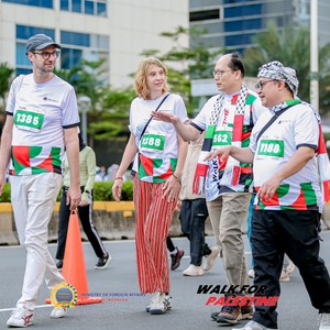 Race photo from WALK FOR PALESTINE