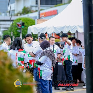 Race photo from WALK FOR PALESTINE