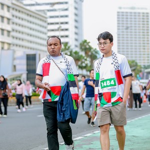 Race photo from WALK FOR PALESTINE