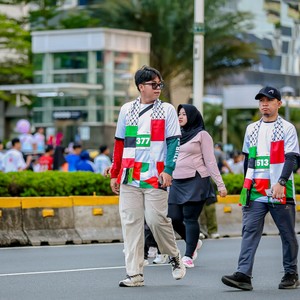 Race photo from WALK FOR PALESTINE