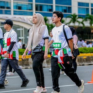 Race photo from WALK FOR PALESTINE