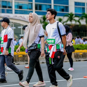 Race photo from WALK FOR PALESTINE